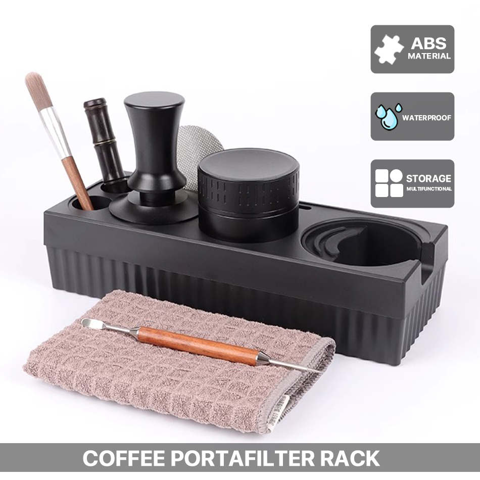 Portafilter 58Mm - ที่ใส่กาแฟแบบพกพาขนาด51/53/58มม. เอบีเอสเปรสโซแทมเปอร์แบบตั้งกล่องใส่กาแฟอุปกรณ์เสริม
