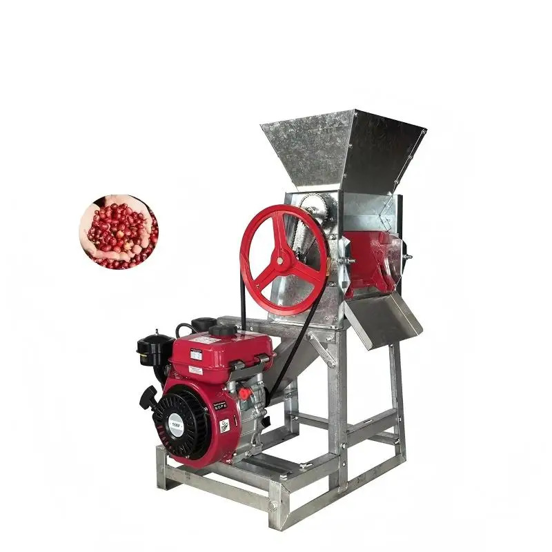 Coffee Equipment In China - เครื่องปอกเปลือก/บดเมล็ดกาแฟและโกโก้ สแตนเลส ยี่ห้อ Birui ผลิตภาพสูง สำหรับใช้ในฟาร์ม