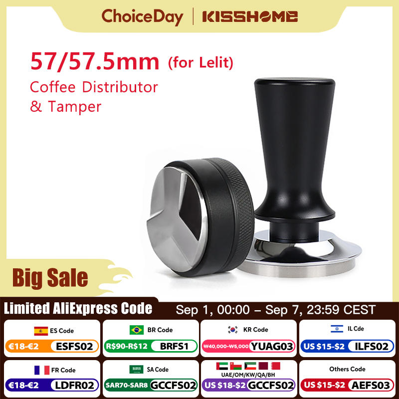 Coffee Equipment Kit - กาแฟ Tamper 57 มม.57.5 มม.ความดันคงที่จําหน่ายเครื่องมือสําหรับ Lelit