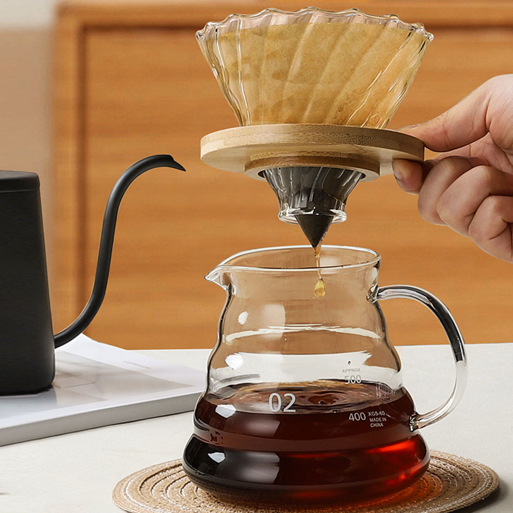 ชุดดริปกาแฟ หม้อกรองแก้ว เครื่ - Coffee Equipment Kit บทวิจารณ์และราคา