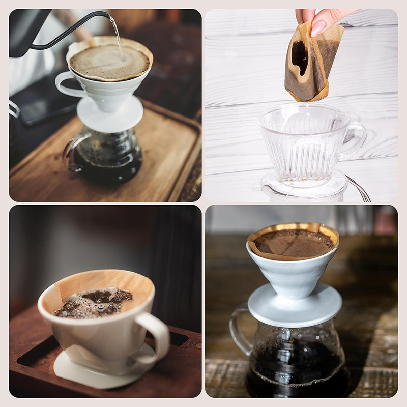 100Pcs Coffee Filter Papers(1- - Coffee Equipment Cleaner บทวิจารณ์และราคา