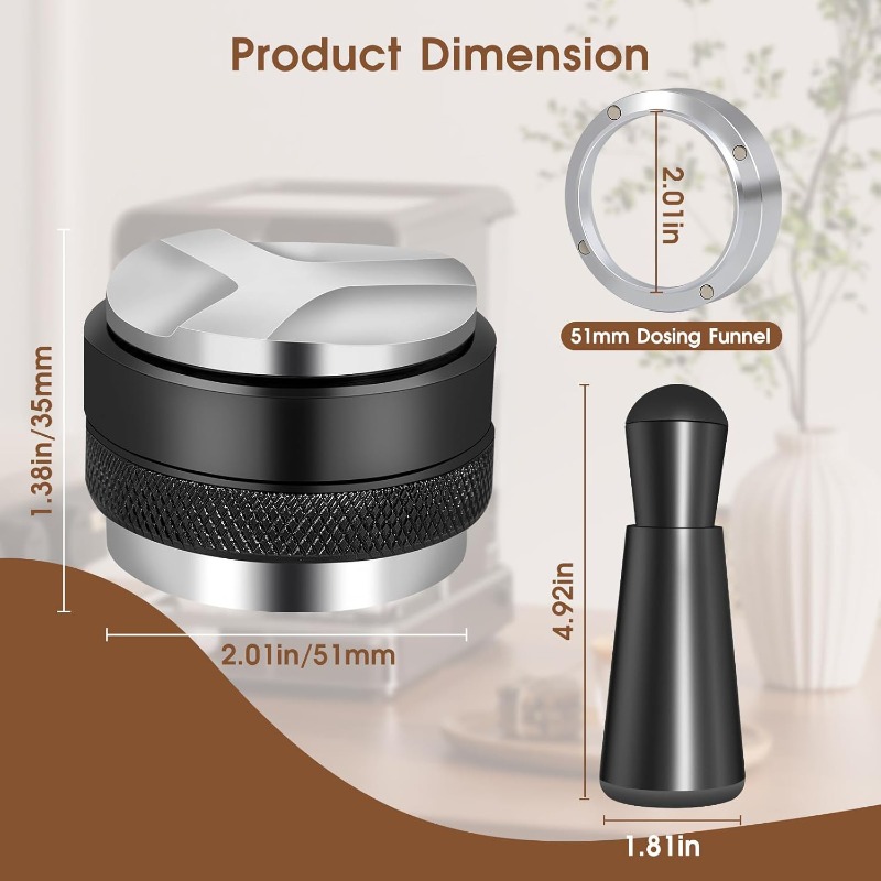 ชุดอุปกรณ์เอสเพรสโซ 5 ชิ้น ขนา - Coffee Equipment Kit บทวิจารณ์และราคา