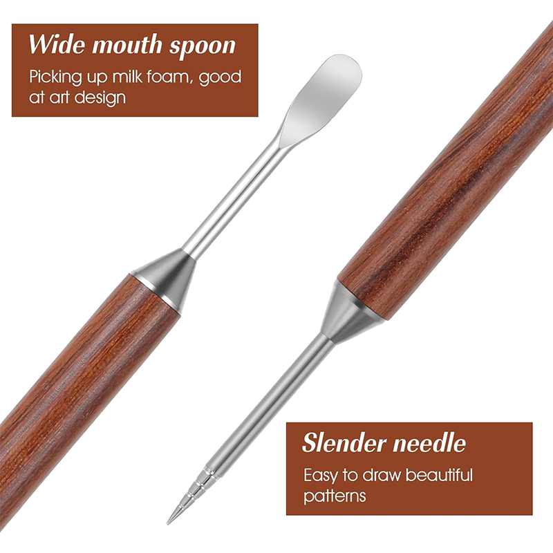 ปากกาสำหรับวาดลายบนกาแฟ 2 ชิ้น - Coffee Equipment Kit บทวิจารณ์และราคา